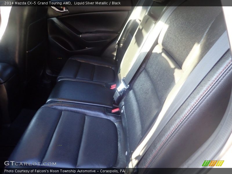 Liquid Silver Metallic / Black 2014 Mazda CX-5 Grand Touring AWD