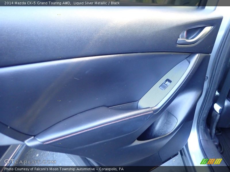 Liquid Silver Metallic / Black 2014 Mazda CX-5 Grand Touring AWD