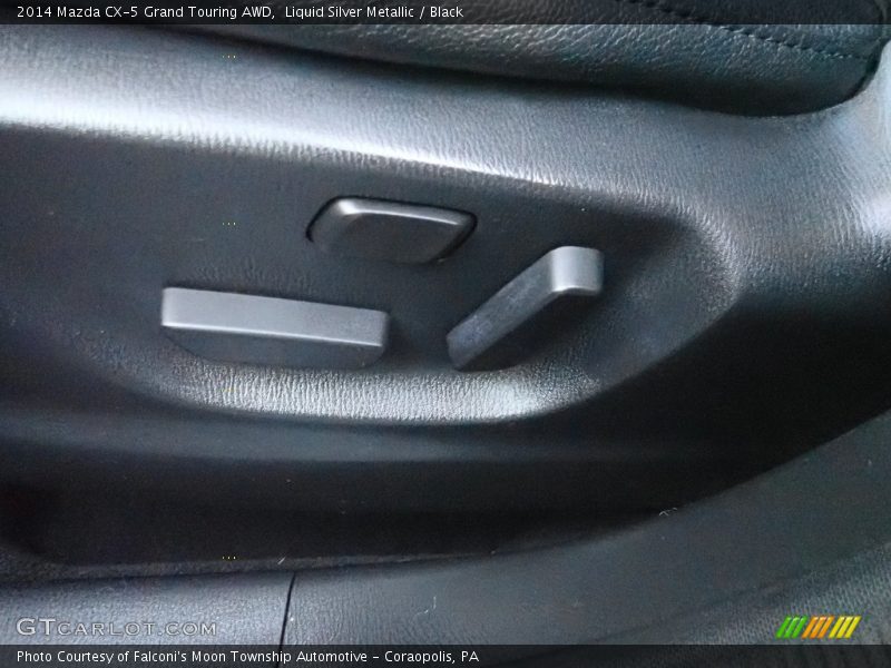 Liquid Silver Metallic / Black 2014 Mazda CX-5 Grand Touring AWD