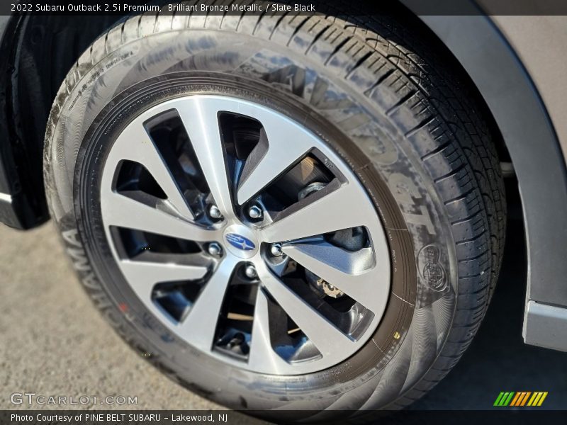 Brilliant Bronze Metallic / Slate Black 2022 Subaru Outback 2.5i Premium