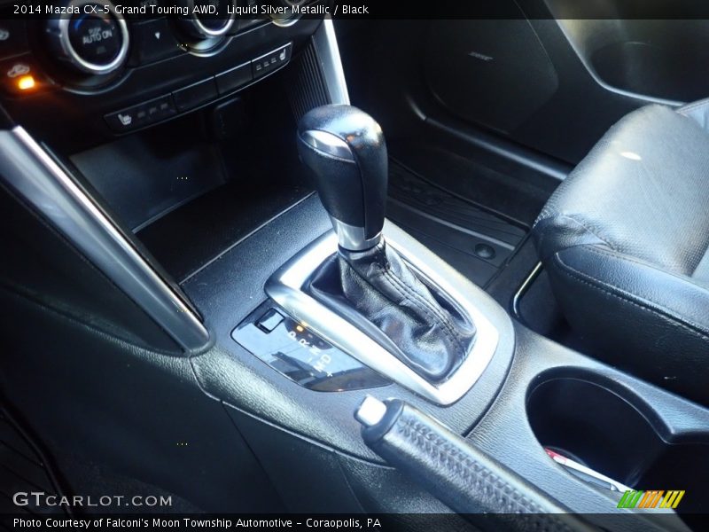 Liquid Silver Metallic / Black 2014 Mazda CX-5 Grand Touring AWD