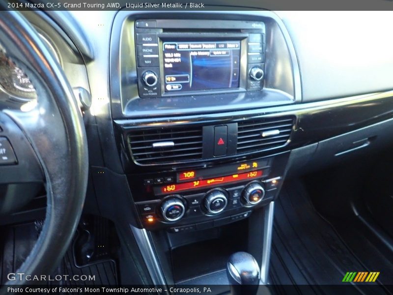 Liquid Silver Metallic / Black 2014 Mazda CX-5 Grand Touring AWD