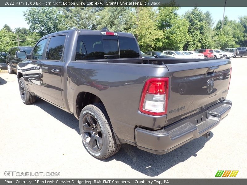 Granite Crystal Metallic / Black 2022 Ram 1500 Big Horn Night Edition Crew Cab 4x4