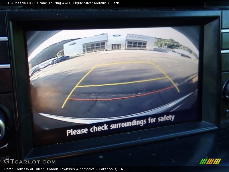 Liquid Silver Metallic / Black 2014 Mazda CX-5 Grand Touring AWD