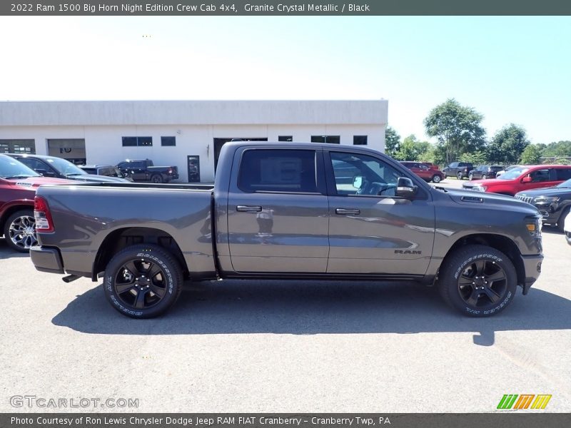 Granite Crystal Metallic / Black 2022 Ram 1500 Big Horn Night Edition Crew Cab 4x4