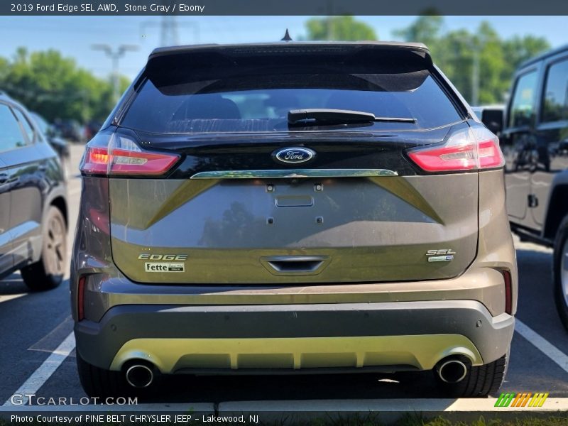 Stone Gray / Ebony 2019 Ford Edge SEL AWD