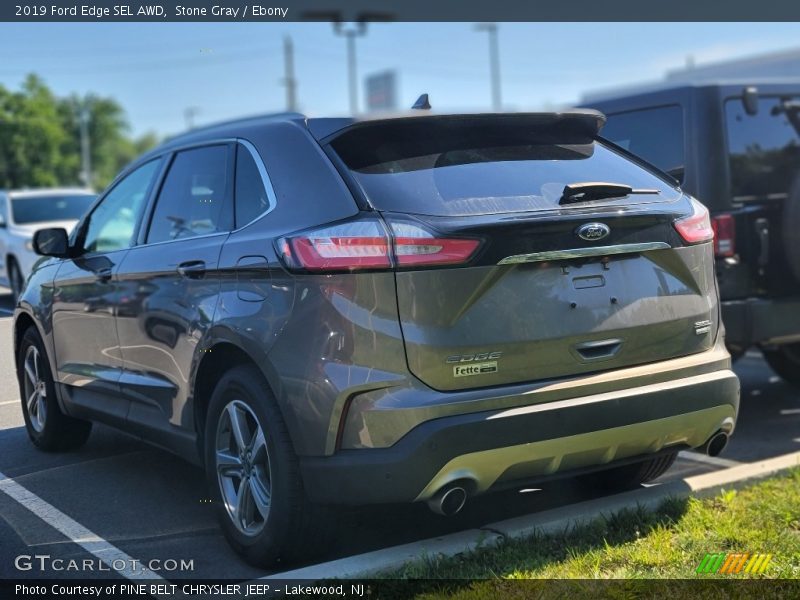 Stone Gray / Ebony 2019 Ford Edge SEL AWD