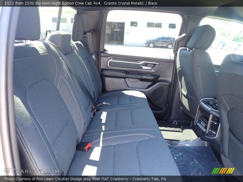 Granite Crystal Metallic / Black 2022 Ram 1500 Big Horn Night Edition Crew Cab 4x4