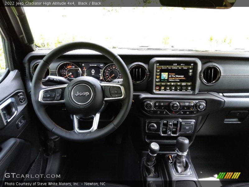 Dashboard of 2022 Gladiator High Altitude 4x4