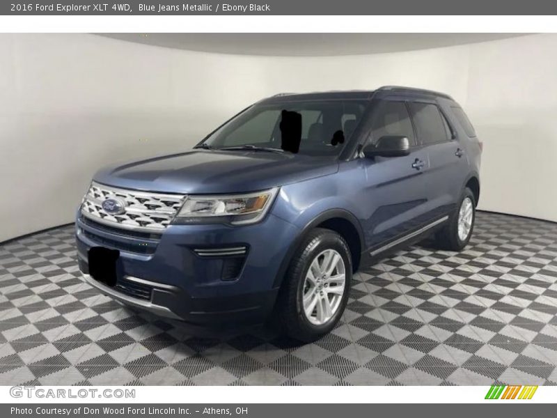 Blue Jeans Metallic / Ebony Black 2016 Ford Explorer XLT 4WD