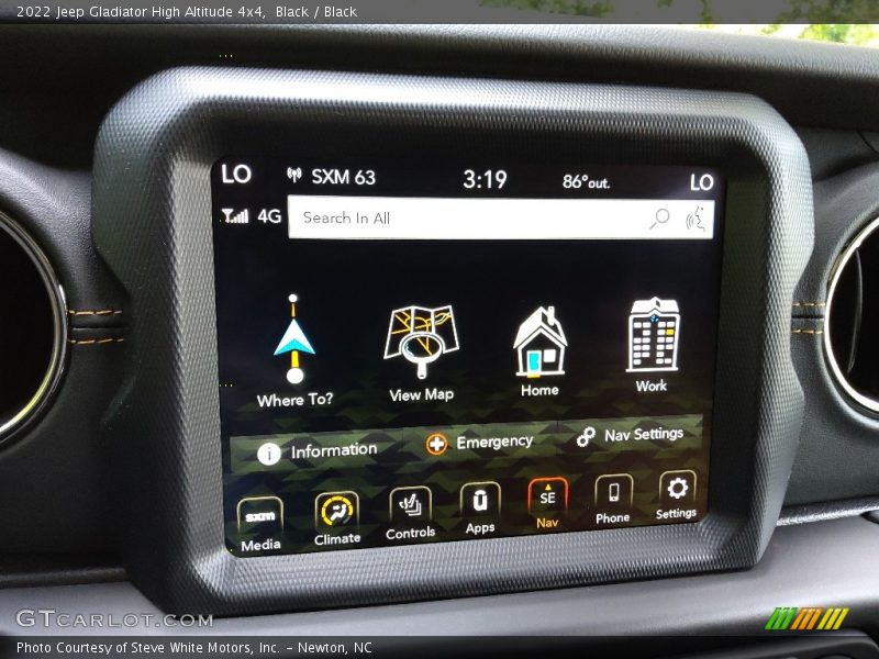 Black / Black 2022 Jeep Gladiator High Altitude 4x4