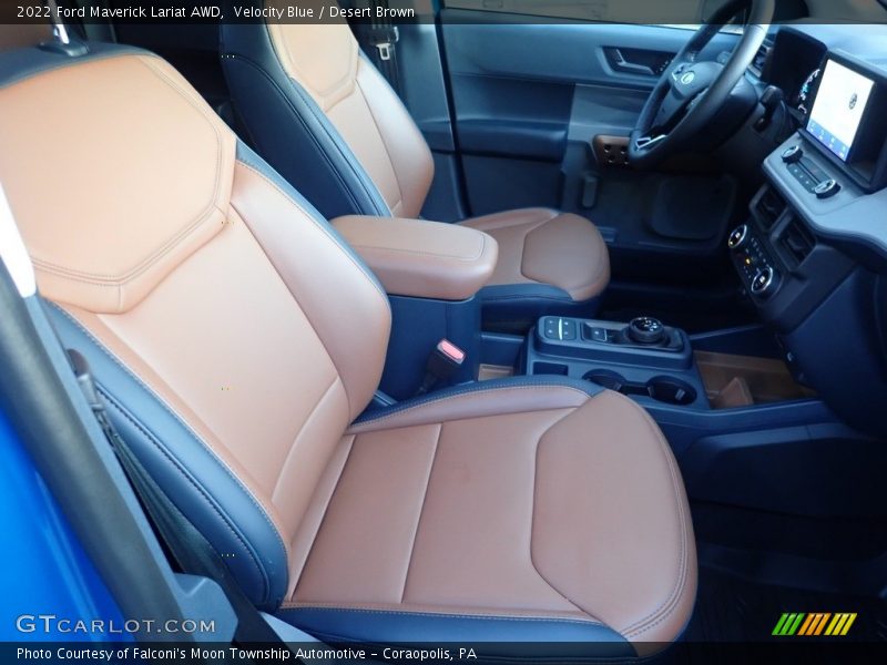  2022 Maverick Lariat AWD Desert Brown Interior