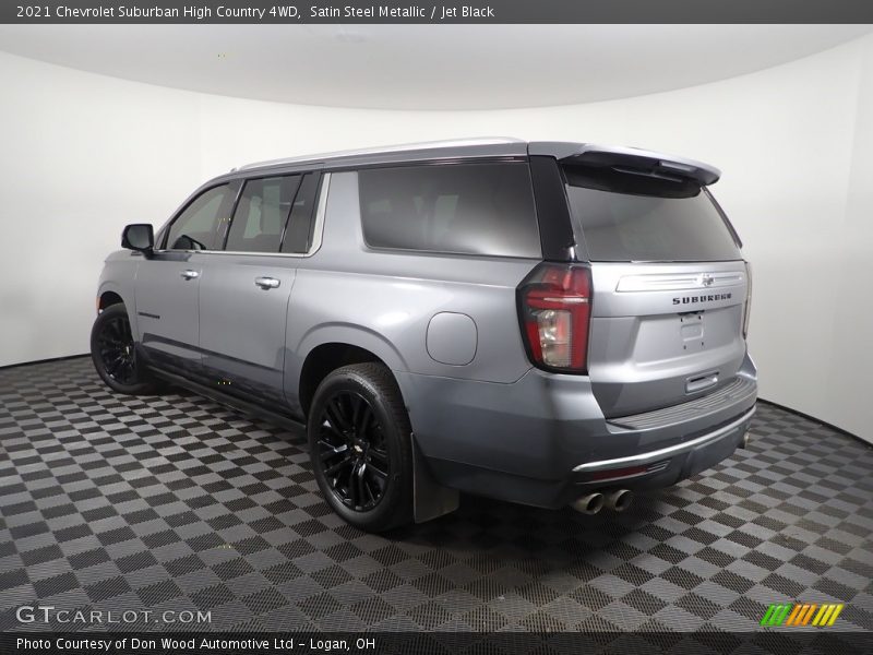 Satin Steel Metallic / Jet Black 2021 Chevrolet Suburban High Country 4WD