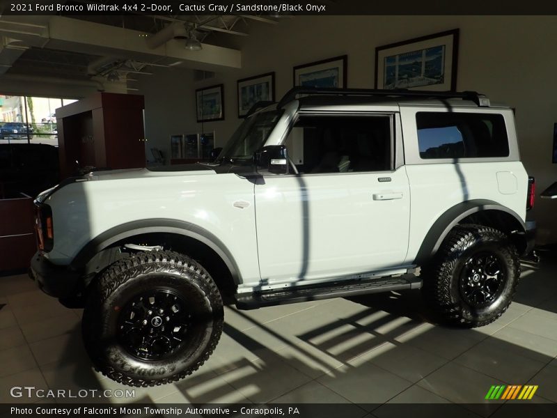 Cactus Gray / Sandstone/Black Onyx 2021 Ford Bronco Wildtrak 4x4 2-Door