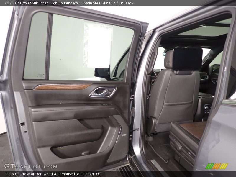 Satin Steel Metallic / Jet Black 2021 Chevrolet Suburban High Country 4WD