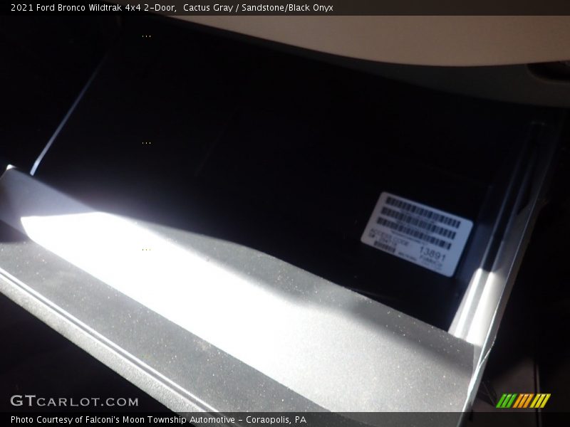Cactus Gray / Sandstone/Black Onyx 2021 Ford Bronco Wildtrak 4x4 2-Door