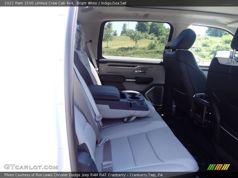 Bright White / Indigo/Sea Salt 2022 Ram 1500 Limited Crew Cab 4x4