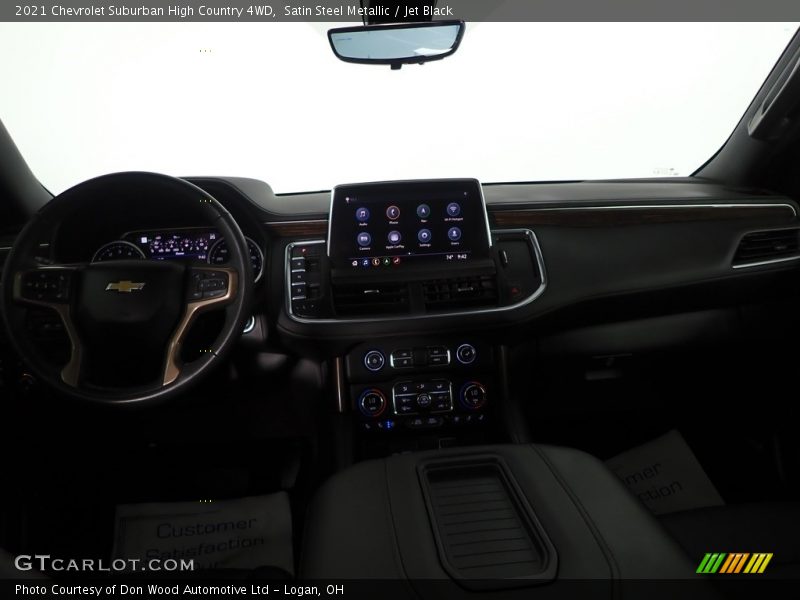 Satin Steel Metallic / Jet Black 2021 Chevrolet Suburban High Country 4WD
