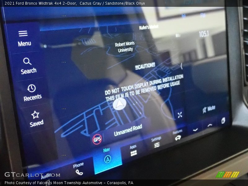 Cactus Gray / Sandstone/Black Onyx 2021 Ford Bronco Wildtrak 4x4 2-Door