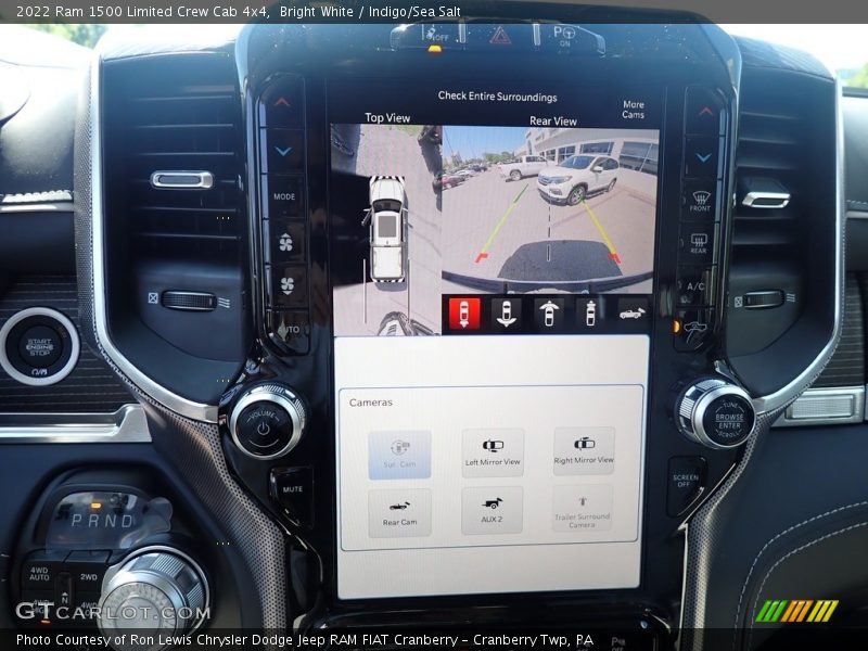 Bright White / Indigo/Sea Salt 2022 Ram 1500 Limited Crew Cab 4x4