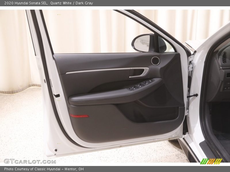 Quartz White / Dark Gray 2020 Hyundai Sonata SEL