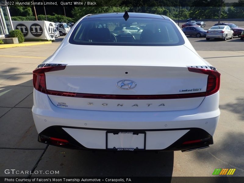 Quartz White / Black 2022 Hyundai Sonata Limited