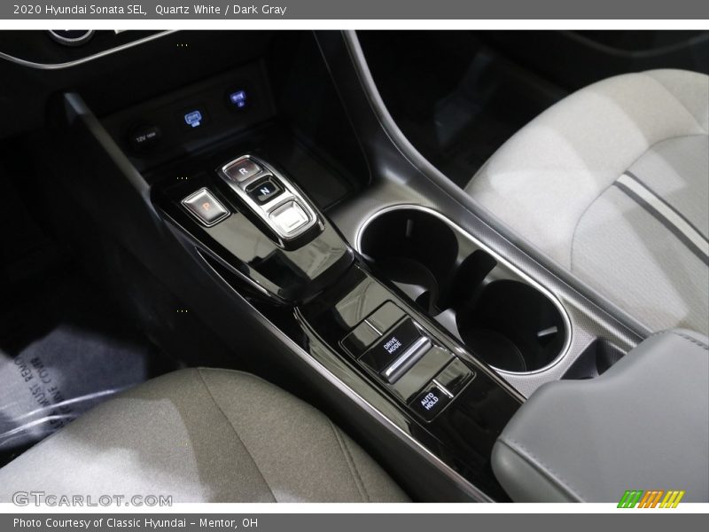 Quartz White / Dark Gray 2020 Hyundai Sonata SEL