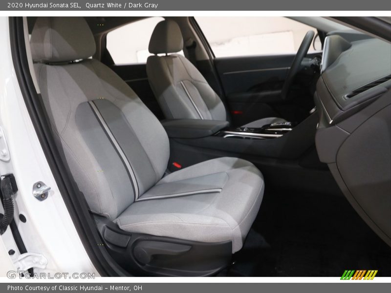 Quartz White / Dark Gray 2020 Hyundai Sonata SEL