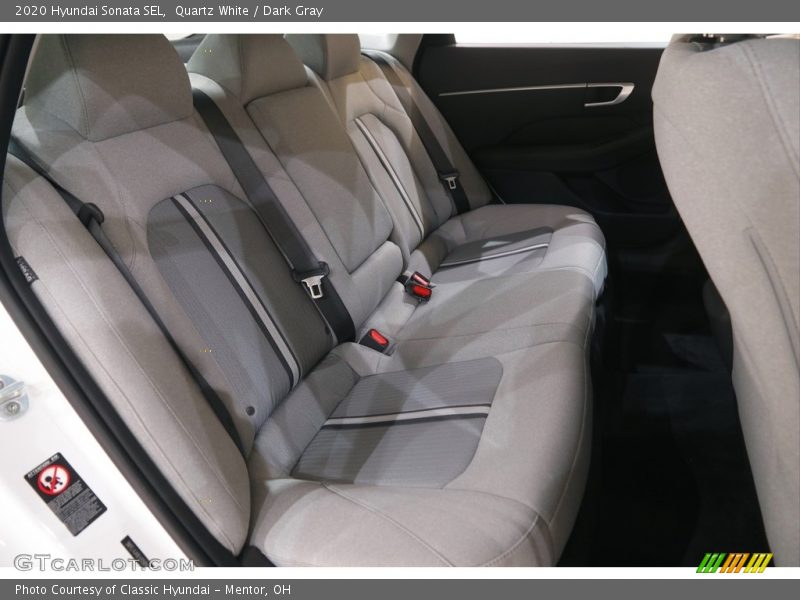 Quartz White / Dark Gray 2020 Hyundai Sonata SEL