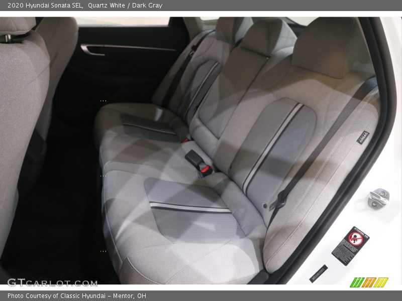 Quartz White / Dark Gray 2020 Hyundai Sonata SEL