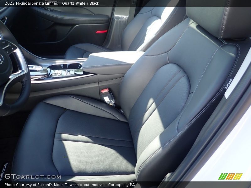 Quartz White / Black 2022 Hyundai Sonata Limited