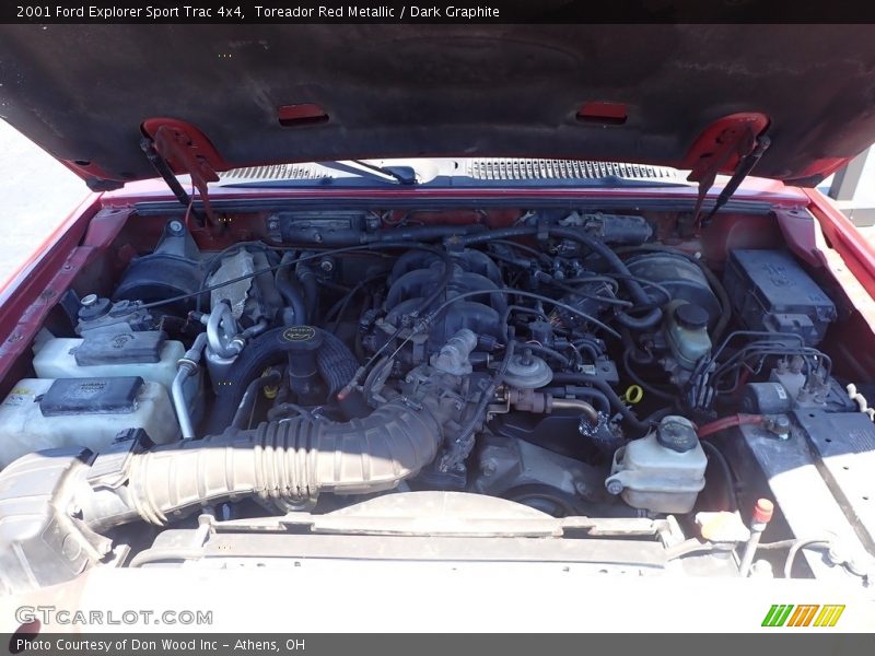 Toreador Red Metallic / Dark Graphite 2001 Ford Explorer Sport Trac 4x4