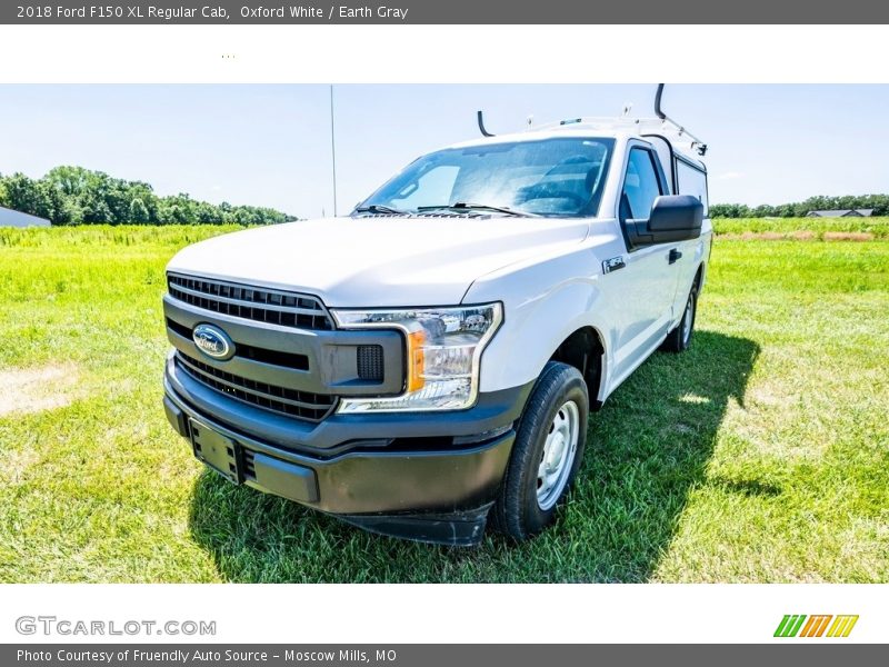 Oxford White / Earth Gray 2018 Ford F150 XL Regular Cab