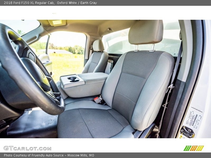 Oxford White / Earth Gray 2018 Ford F150 XL Regular Cab