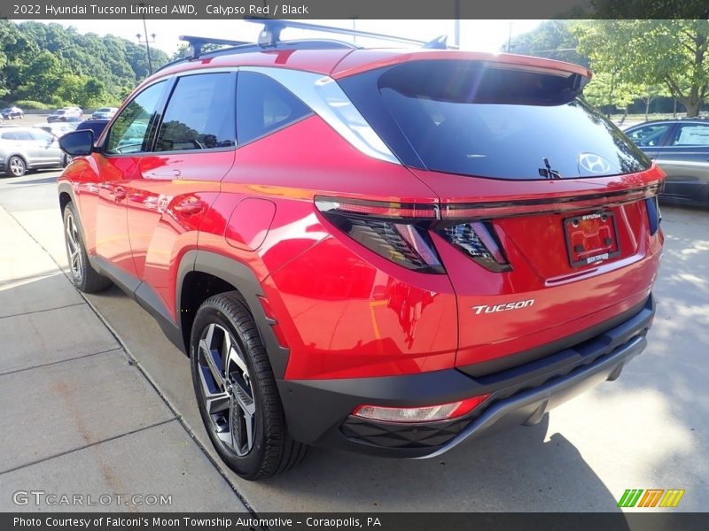 Calypso Red / Black 2022 Hyundai Tucson Limited AWD