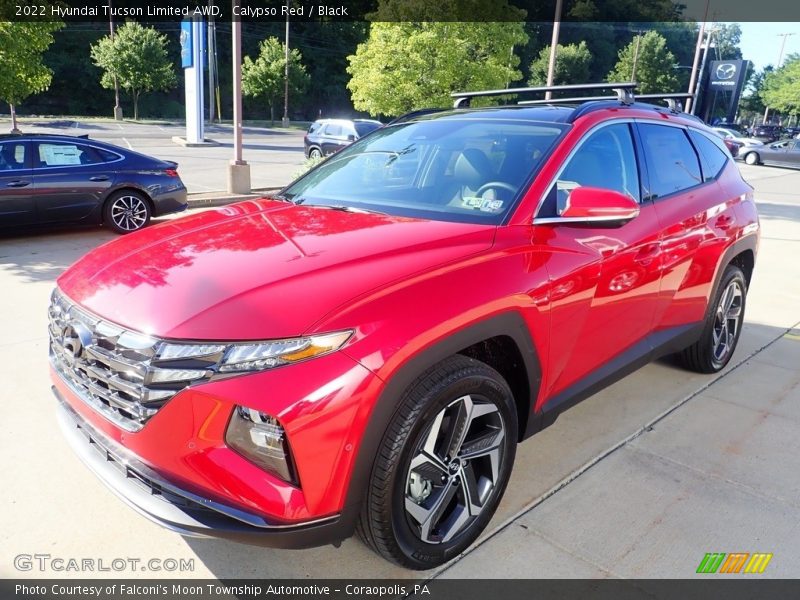 Calypso Red / Black 2022 Hyundai Tucson Limited AWD