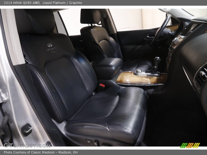Front Seat of 2014 QX80 AWD