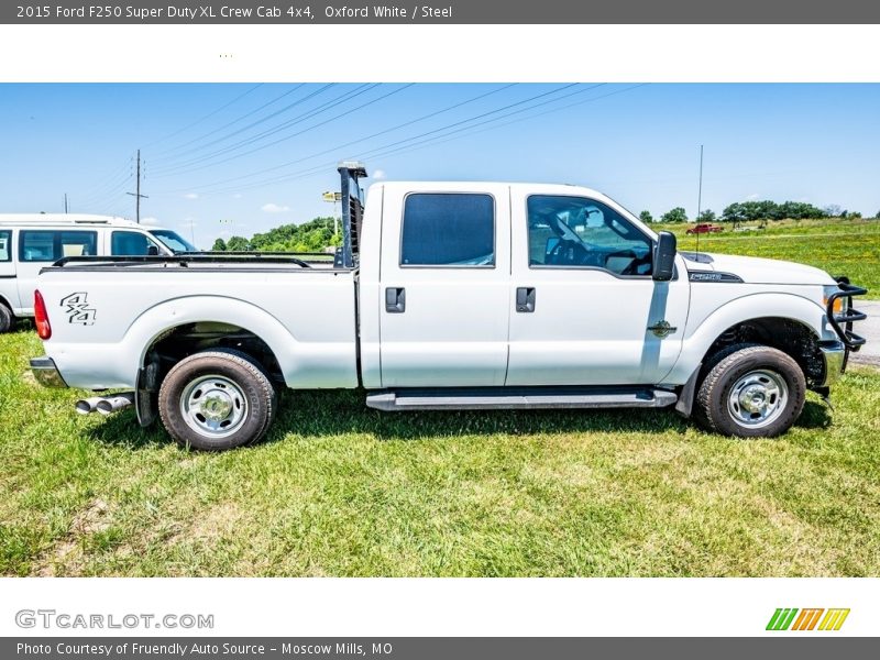 Oxford White / Steel 2015 Ford F250 Super Duty XL Crew Cab 4x4