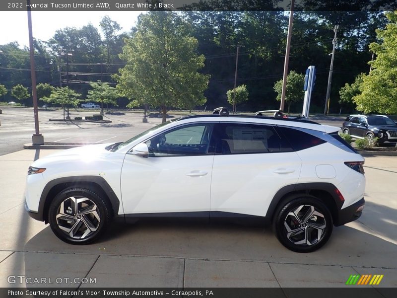 Quartz White / Black 2022 Hyundai Tucson Limited AWD
