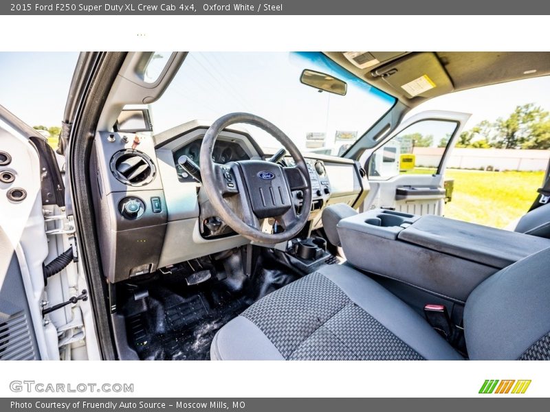 Oxford White / Steel 2015 Ford F250 Super Duty XL Crew Cab 4x4