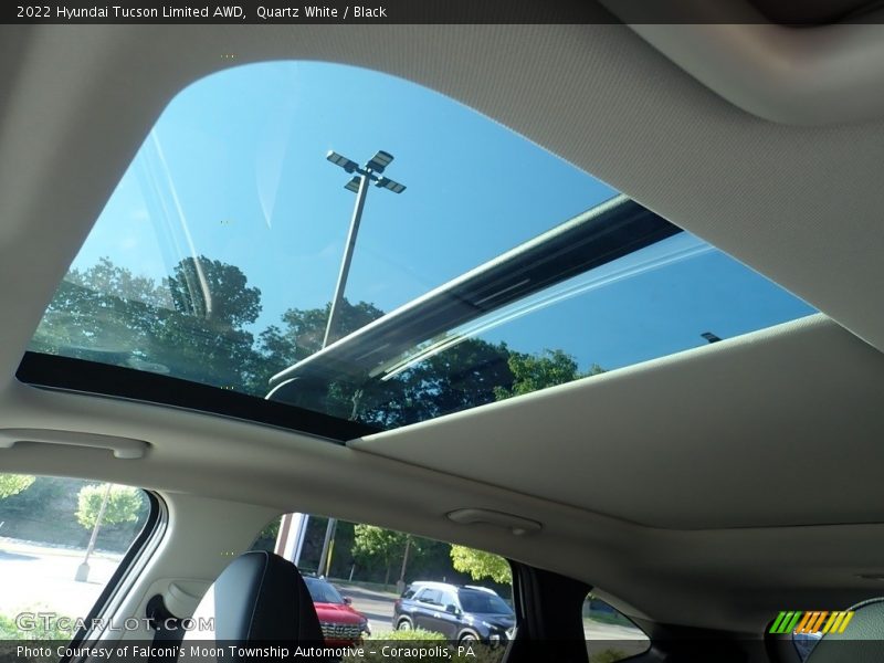 Quartz White / Black 2022 Hyundai Tucson Limited AWD