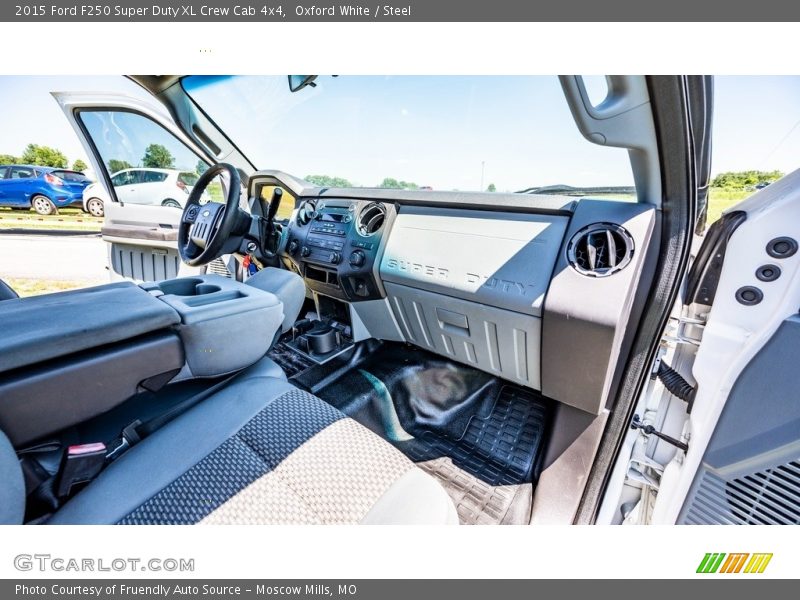 Oxford White / Steel 2015 Ford F250 Super Duty XL Crew Cab 4x4