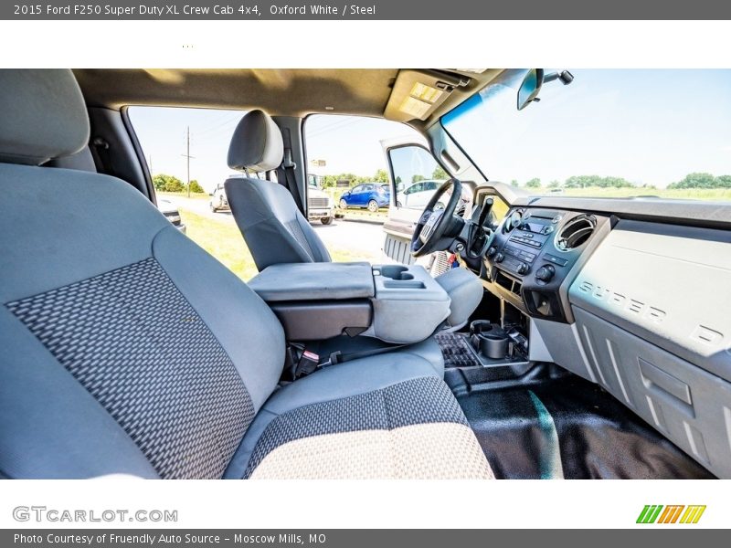 Oxford White / Steel 2015 Ford F250 Super Duty XL Crew Cab 4x4