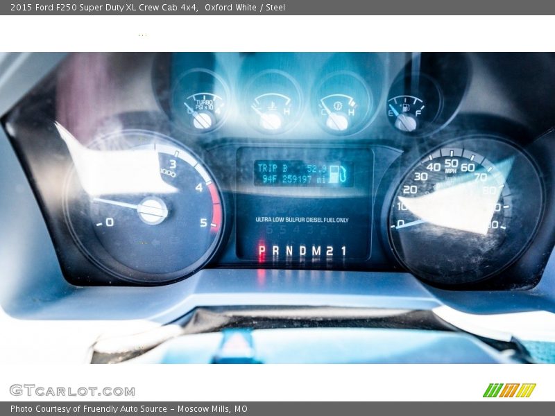 Oxford White / Steel 2015 Ford F250 Super Duty XL Crew Cab 4x4