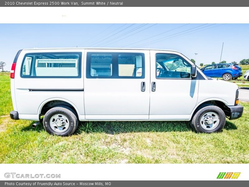 Summit White / Neutral 2010 Chevrolet Express 2500 Work Van