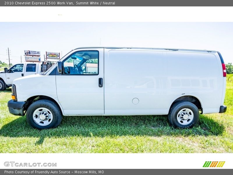 Summit White / Neutral 2010 Chevrolet Express 2500 Work Van