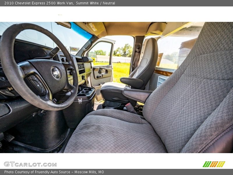 Summit White / Neutral 2010 Chevrolet Express 2500 Work Van