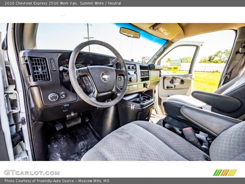 Summit White / Neutral 2010 Chevrolet Express 2500 Work Van
