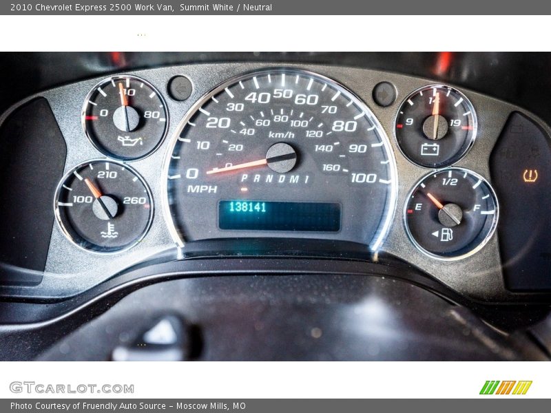 Summit White / Neutral 2010 Chevrolet Express 2500 Work Van