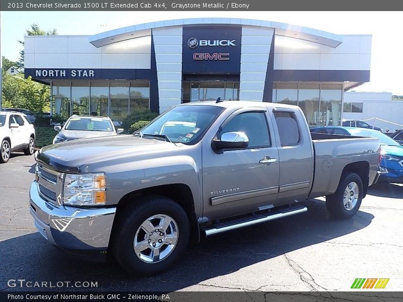 Graystone Metallic / Ebony 2013 Chevrolet Silverado 1500 LT Extended Cab 4x4